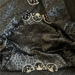 Sequence! Beautiful long gown , extravagant details.